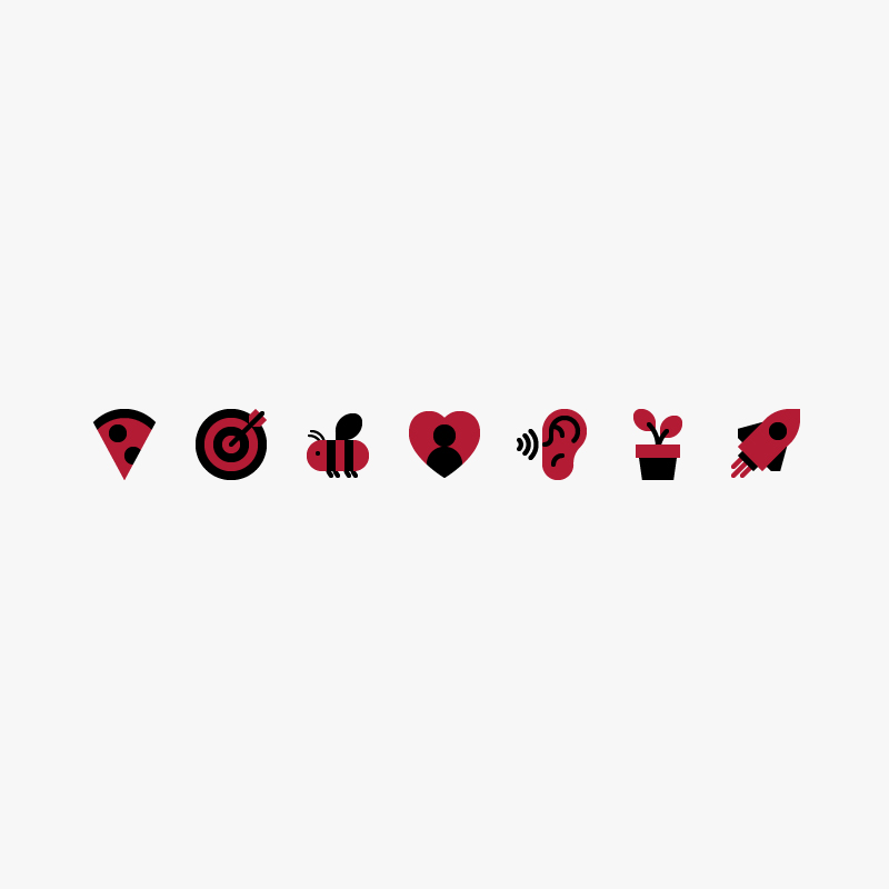 Group of seven Drop emoji