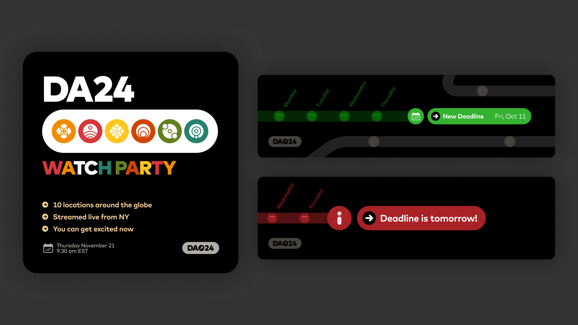 Graphics and visual design work for the Mastercard Design Awards